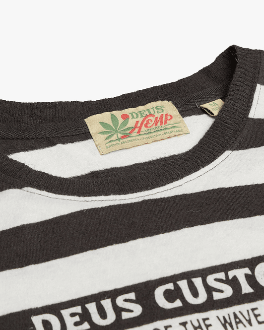 Hovedbilde Deus Ex Machina Hemp Stripe Tee Phantom Stripe