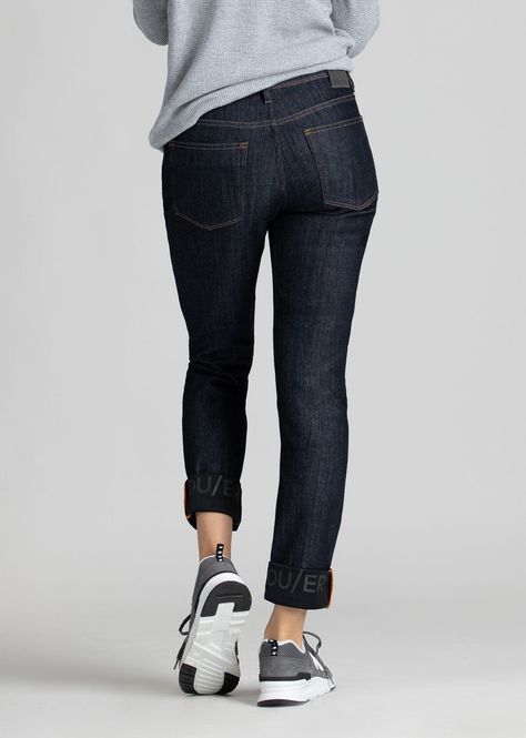 Hovedbilde DU/ER All-Weather Denim Slim Straight Women ...