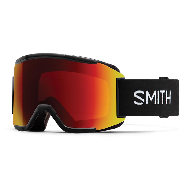 Smith Squad Black, Sun Red ChromaPop Sun Red Mirror