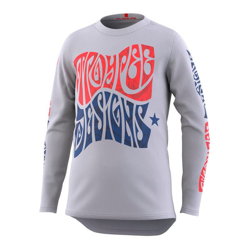 Troy Lee Designs Youth Flowline Jersey Tripper Cement