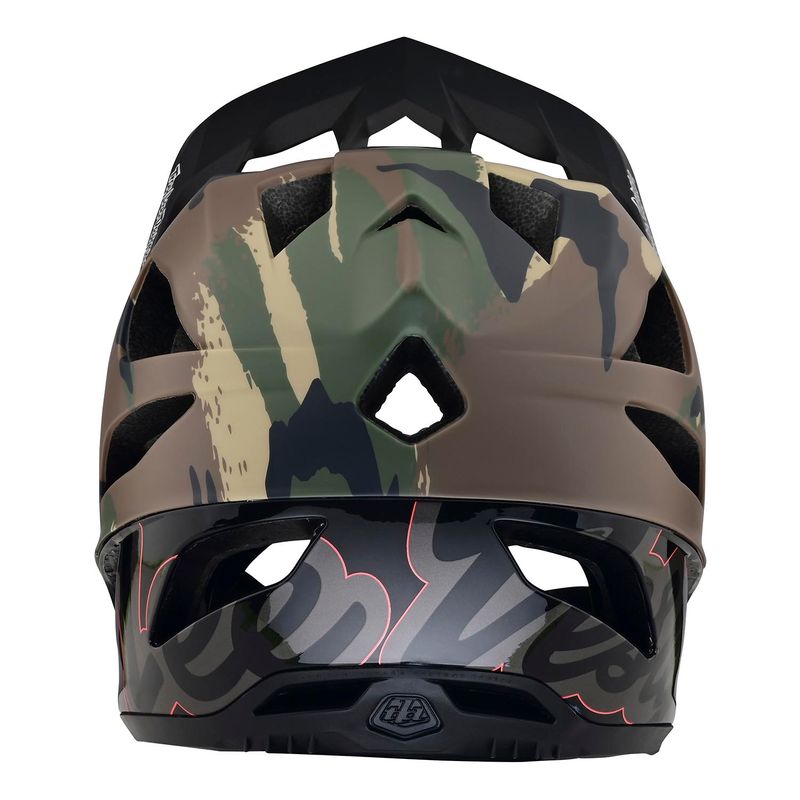 Troy Lee Designs Stage MIPS Helmet Signature Camo Army Green