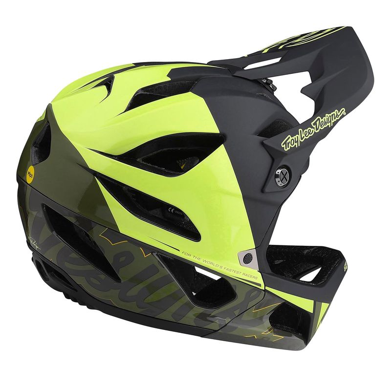 Troy Lee Designs Stage MIPS Helmet Nova Glo Yellow