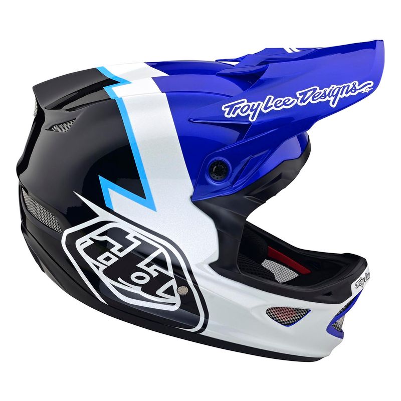 Troy Lee Designs D3 Fiberlite Helmet Volt Blue