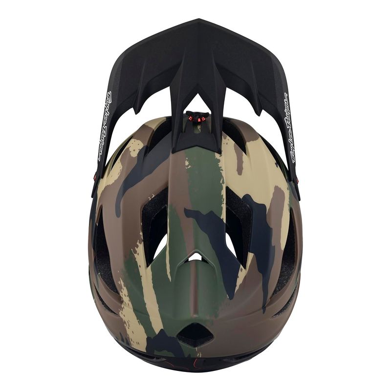 Troy Lee Designs Stage MIPS Helmet Signature Camo Army Green