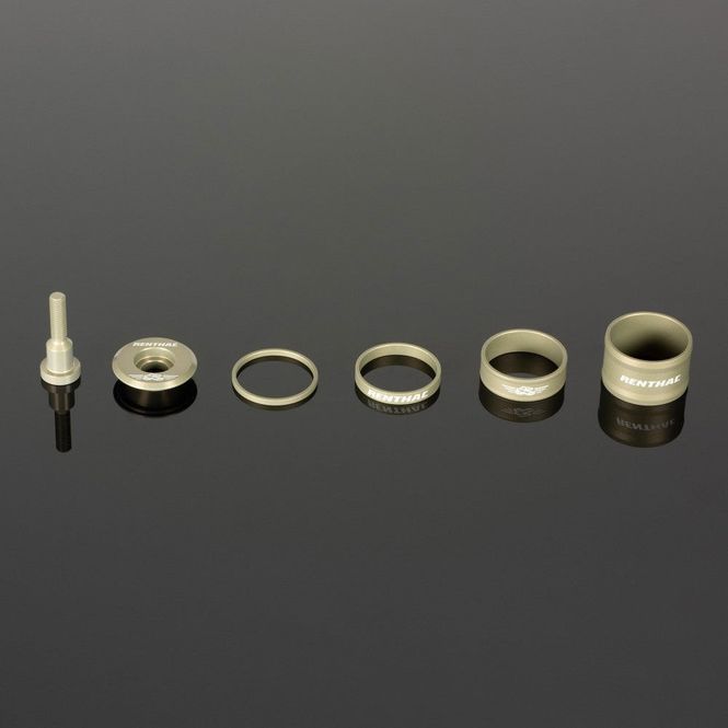 Hovedbilde Renthal Top Cap & Spacer Kit AluGold