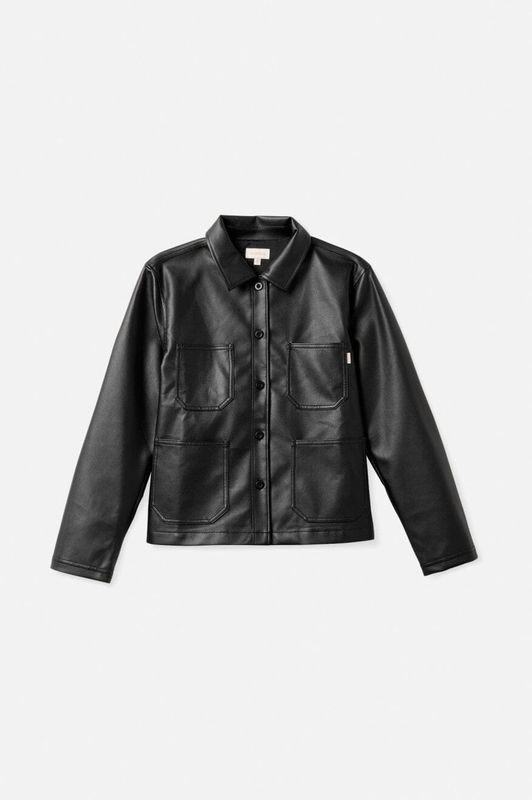 Brixton Survey Boxy Chore Coat Black