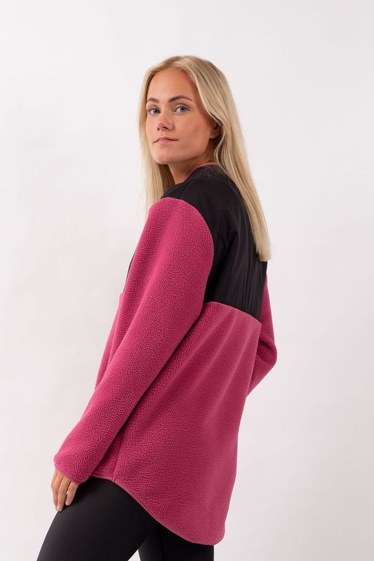 Eivy Bear Sherpa Jacket Raspberry