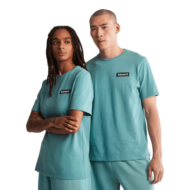 Hovedbilde Timberland Heavyweight Logo Tee Mineral Blue