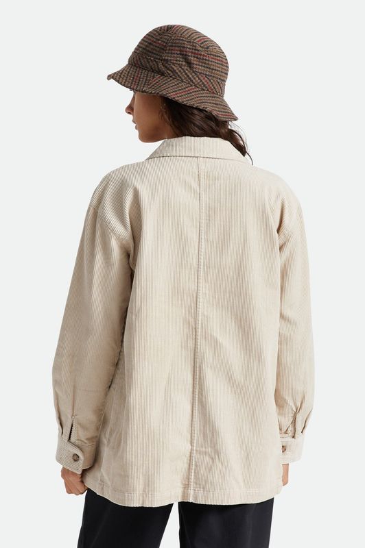Brixton Bowery Tunic Overshirt Beige