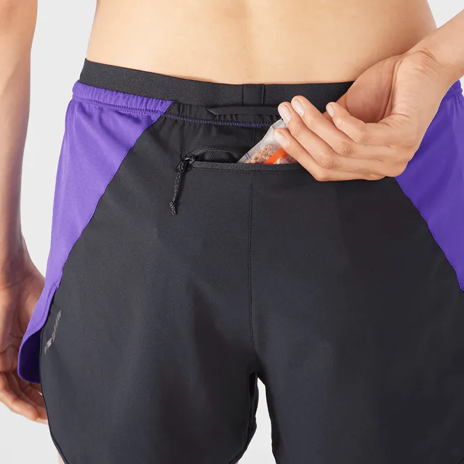 Hovedbilde Salomon Cross 2In1 Short W Black/Deep Blue