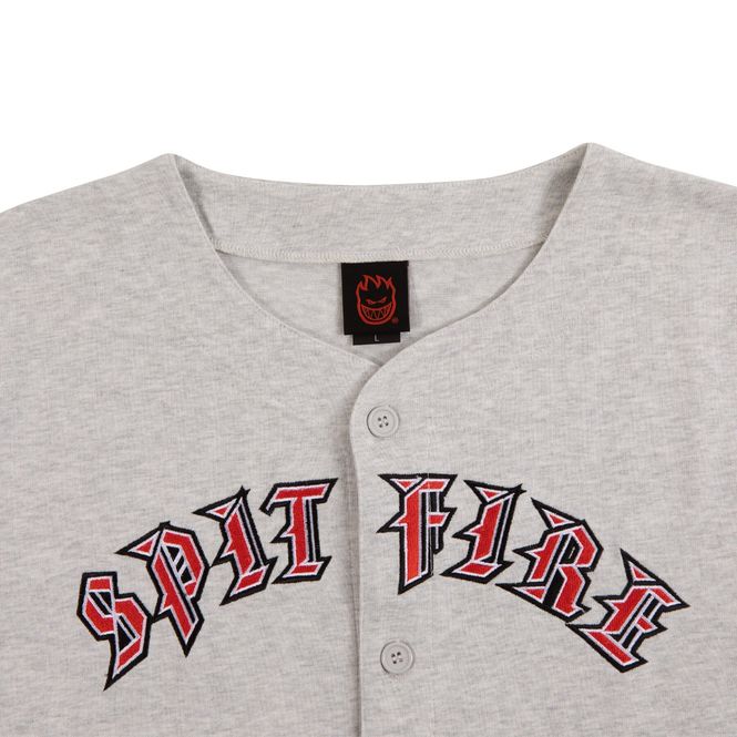 Hovedbilde Spitfire Old E Custom Button Jersey Ash ...