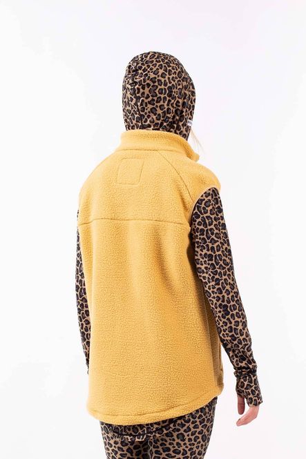 Hovedbilde Eivy Lumberjackie Sherpa Vest Faded Amber