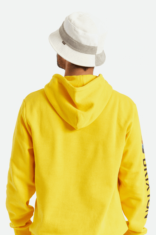 Brixton Gramercy Packable Bucket Hat Off White/Beige/White