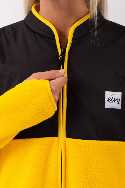 Eivy Bear Sherpa Jacket Yellow Bee