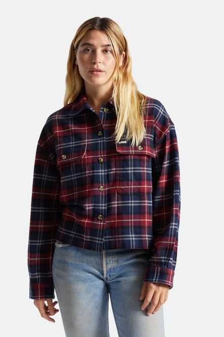 Hovedbilde Brixton Bowery W L/S Flannel Cordovan