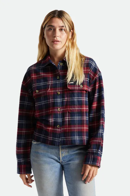 Hovedbilde Brixton Bowery W L/S Flannel Cordovan