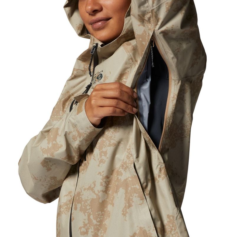 Mountain Hardwear Stretch Ozonic Jakcet Moab Tan Print