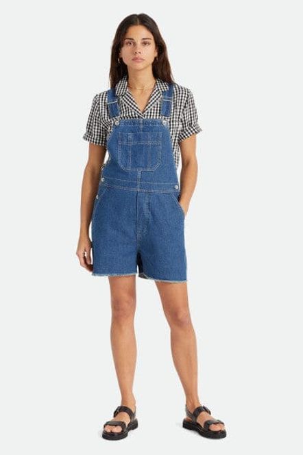 Hovedbilde Brixton Christina Short Overall Indigo Rinse