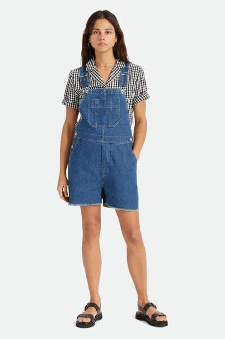 Hovedbilde Brixton Christina Short Overall Indigo Rinse