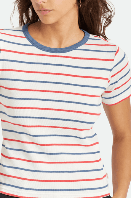 Hovedbilde Brixton Samantha Baby Tee T-Skjorte Stripe