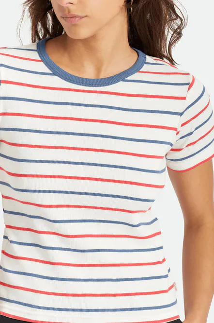 Hovedbilde Brixton Samantha Baby Tee T-Skjorte Stripe