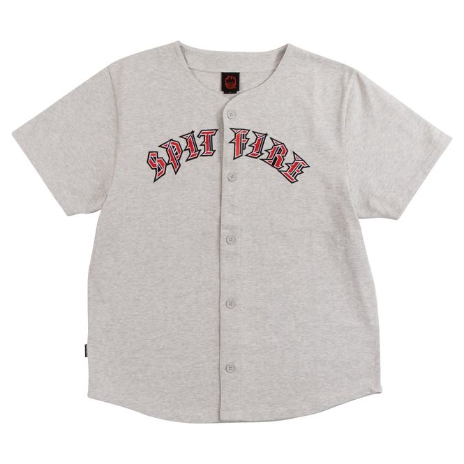 Hovedbilde Spitfire Old E Custom Button Jersey Ash ...
