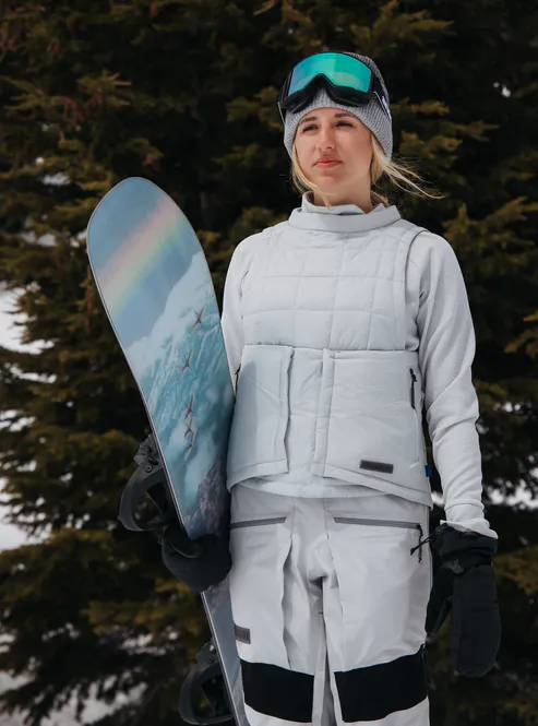 Hovedbilde Burton Women's Carbonate Insulated Vest Gray ...