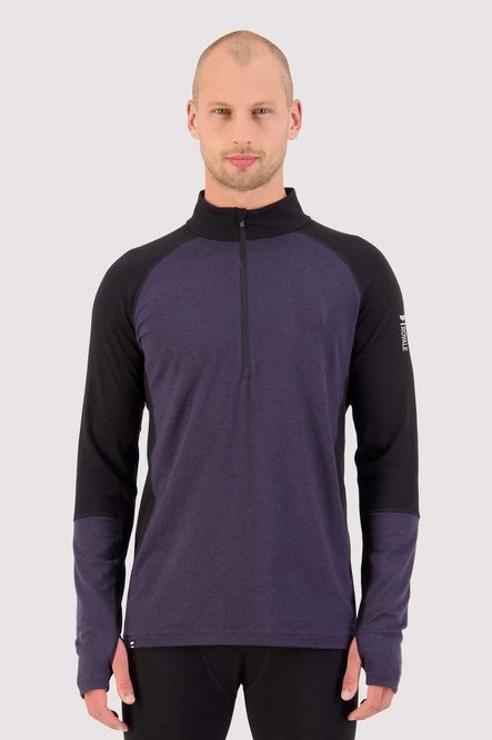 Hovedbilde Mons Royale Mens Olympus Half Zip Black/9 Iron