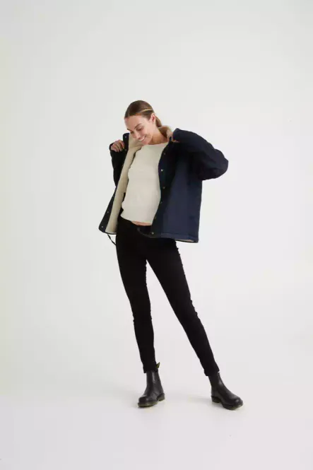Hovedbilde DU/ER Performance Denim Sherpa Jacket Rinse