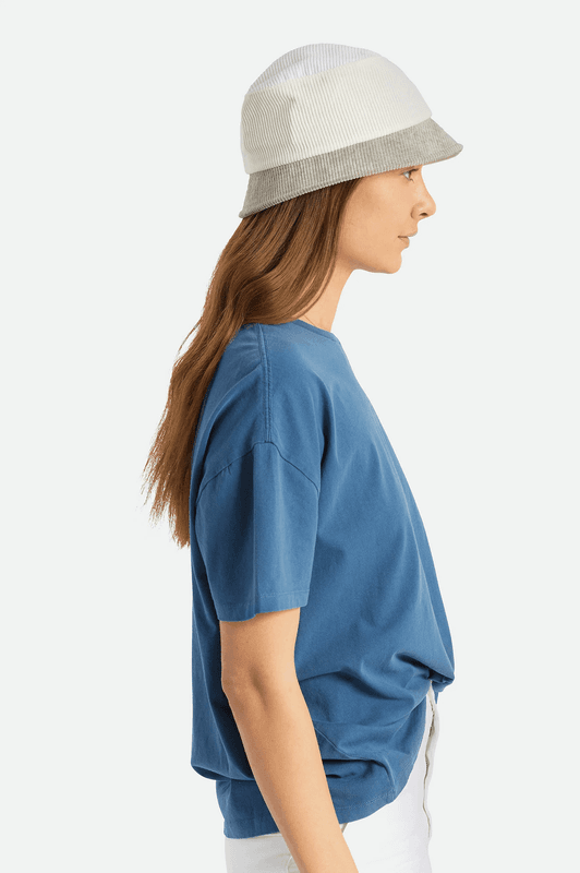 Brixton Gramercy Packable Bucket Hat Off White/Beige/White