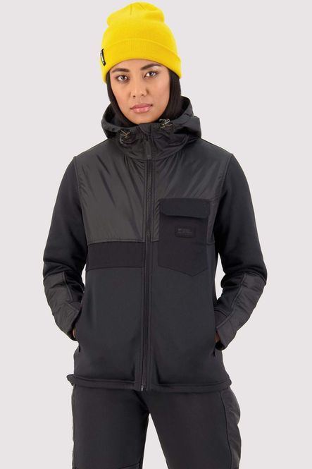 Hovedbilde Mons Royale Womens Decade Mid Hoody Black