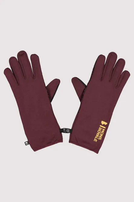 Hovedbilde Mons Royale Unisex Amp Wool Fleece Glove Wine