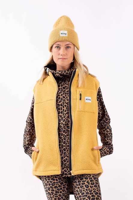 Hovedbilde Eivy Lumberjackie Sherpa Vest Faded Amber