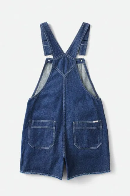 Hovedbilde Brixton Christina Short Overall Indigo Rinse
