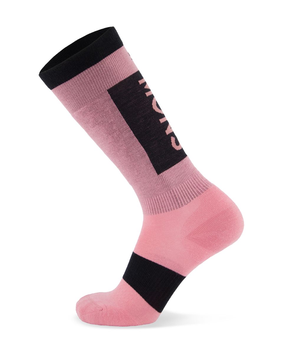 Mons Royale Unisex Atlas Merino Snow Sock Dusty Pink 