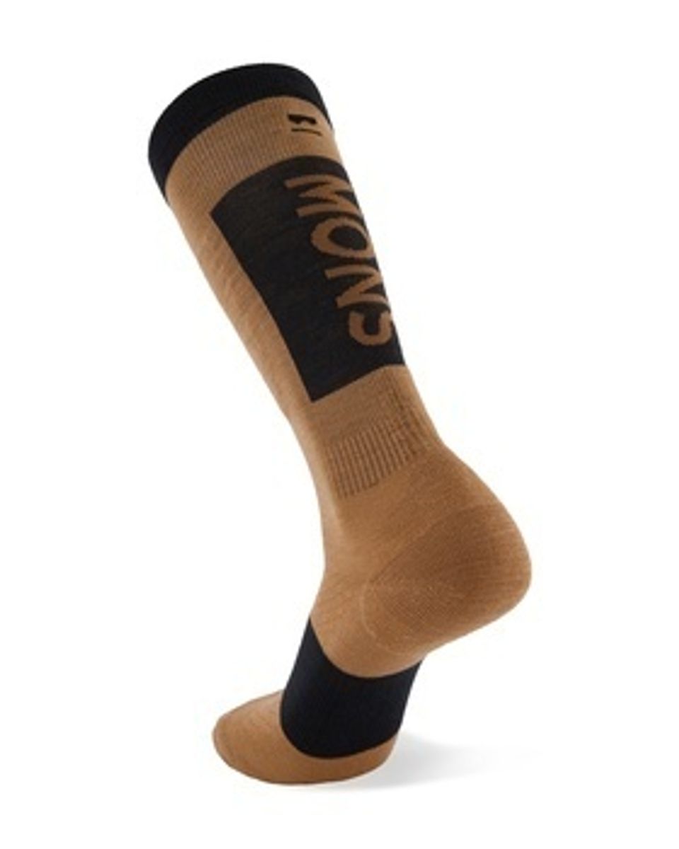 Mons Royale Unisex Atlas Merino Snow Sock Toffee