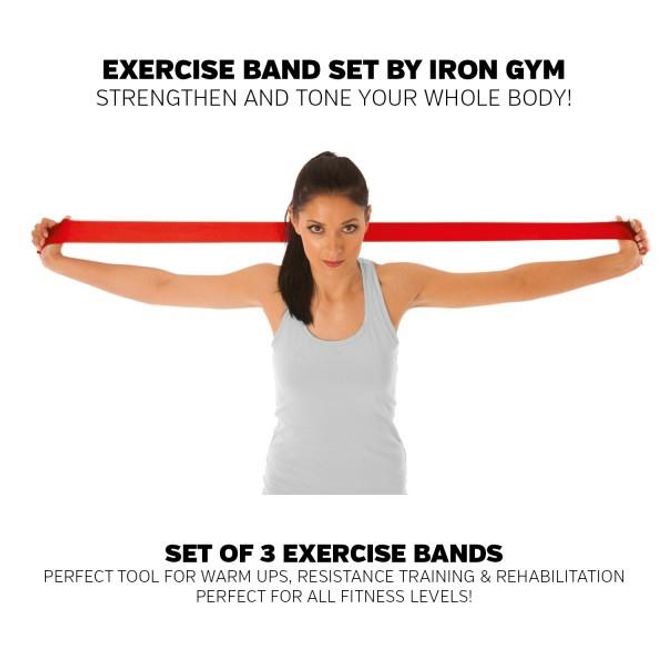Hovedbilde Iron Gym® Exercise Band Set (Set Of 3)