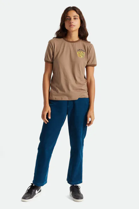 Hovedbilde Brixton Kit Vintage Ringer Tee Twig