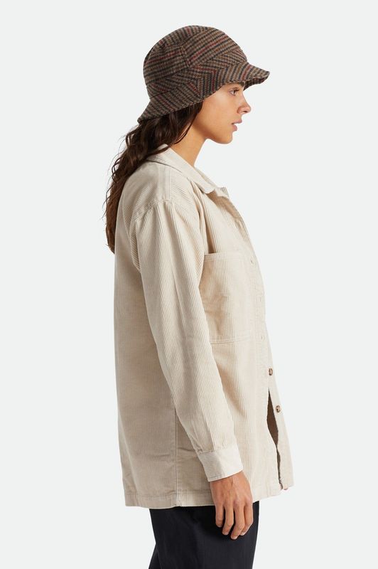 Brixton Bowery Tunic Overshirt Beige