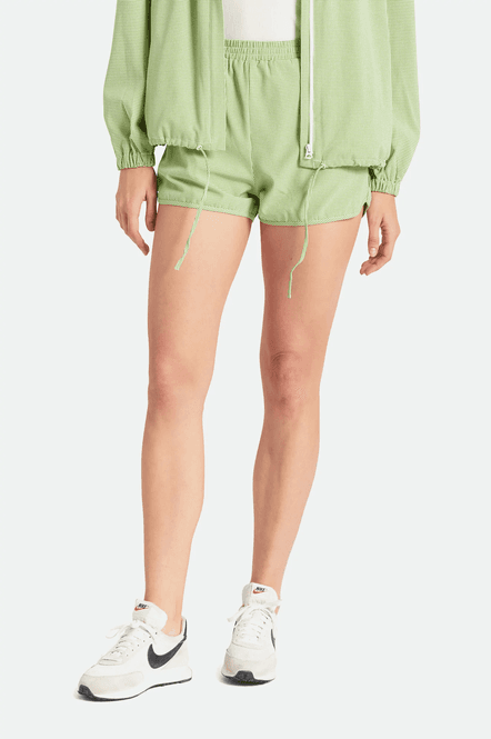 Hovedbilde Brixton Gingham Runner Short Sun Green