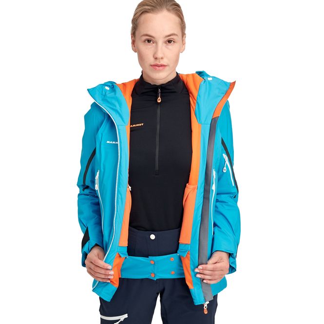 Hovedbilde Mammut Nordwand Thermo HS Hooded Jacket Women Sky