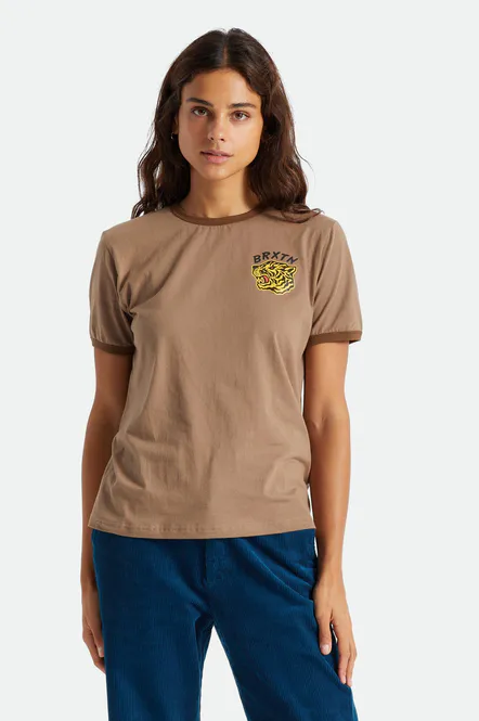 Hovedbilde Brixton Kit Vintage Ringer Tee Twig