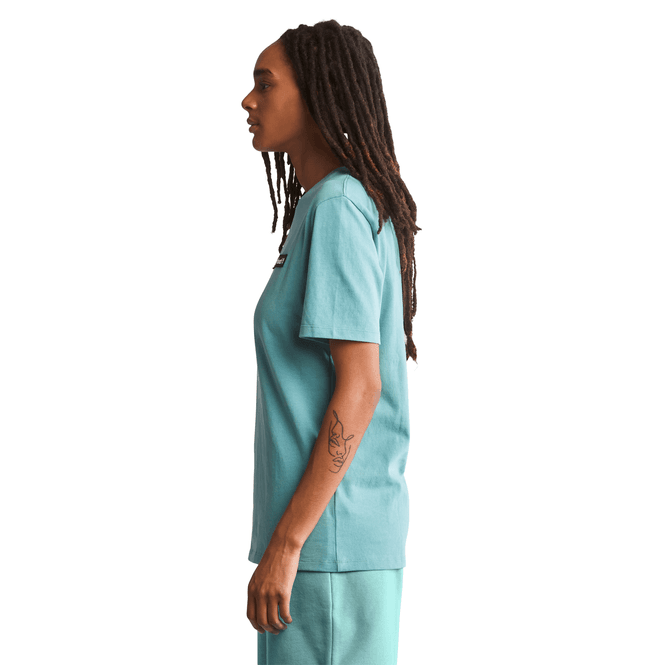 Hovedbilde Timberland Heavyweight Logo Tee Mineral Blue