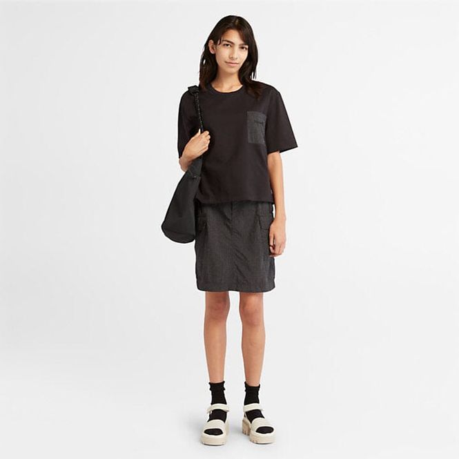 Hovedbilde Timberland Women´s Mixed Media Tee Black