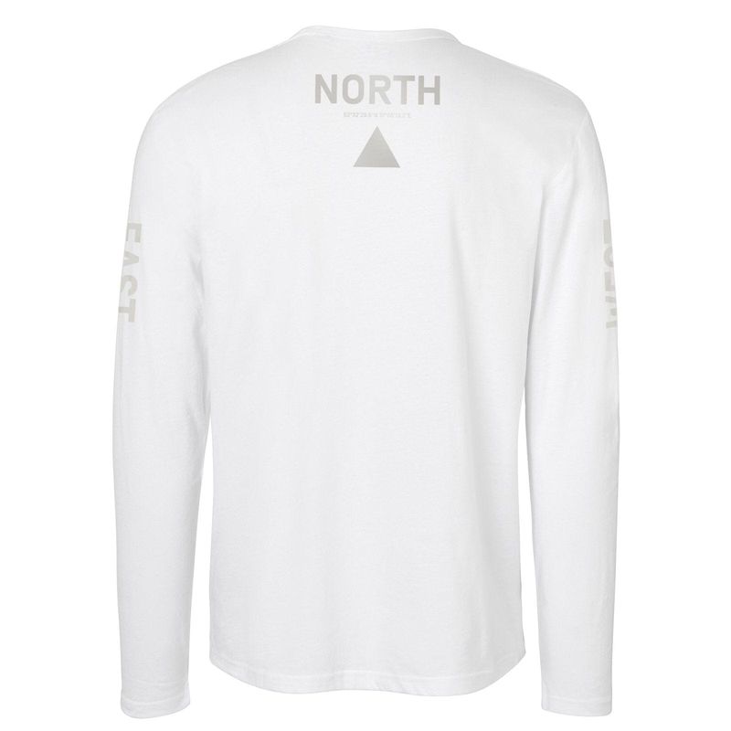 Heimplanet HPT longsleeve directions, Hvit