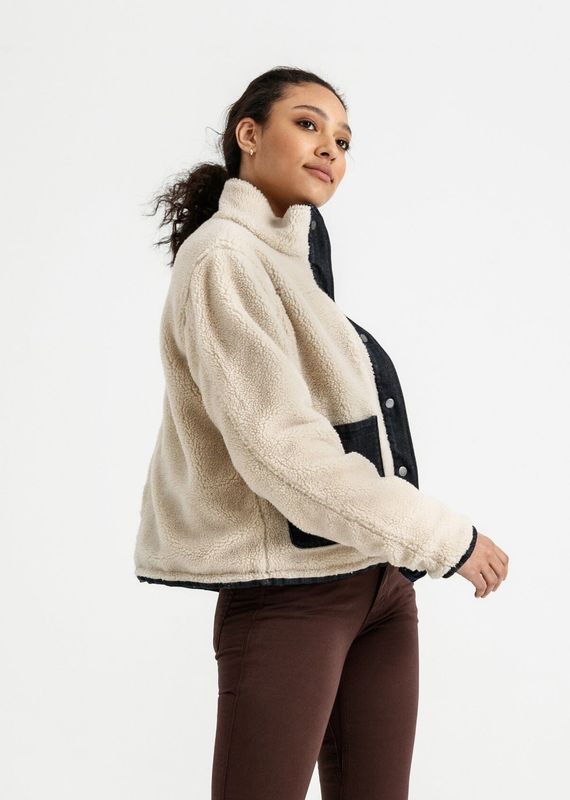 DU/ER Performance Denim Sherpa Jacket Rinse