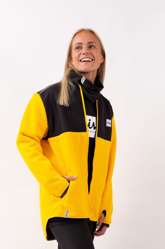 Eivy Bear Sherpa Jacket Yellow Bee