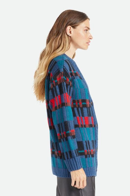 Brixton Ferriss Cardigan Joe Blue
