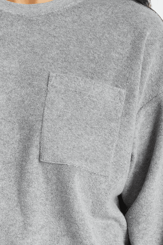 Brixton Bella Crew Heather Grey
