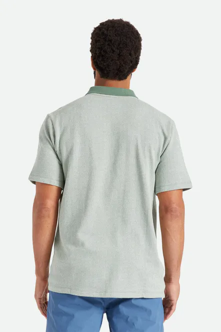 Hovedbilde Brixton Shield Herringbone S/S Polo Knit Dark ...